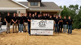 Student-built home now for sale in Davenport