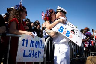 'I'd wait forever, but 334 days is crazy.' USS Ford finally comes home