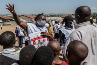Attacks from residents complicate the fight against a rare type of Ebola