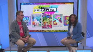 The Quad Cities Chalk Art Fest returns to Schwiebert Park in Rock Island.