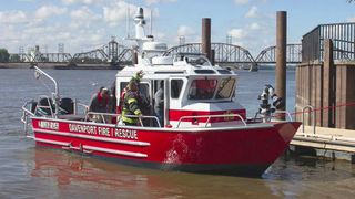 Davenport to christen Big Red, its new fire rescue boat