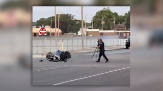 Motorcycle crash under investigation in Davenport