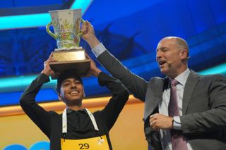 Shrey Parikh, 14, wins the Scripps Spelling Bee after a nail-biting 'spell-off'