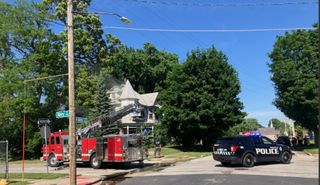 Crews fight structure fire in Davenport