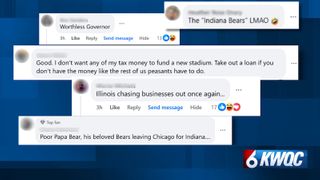  ‘East Chicago Bears’ jokes fly as fans and taxpayers react to potential Indiana move