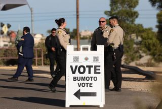 As American elections become more tense, officials are turning to local police