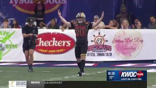  Steamwheelers beat first place Blizzard 43-37