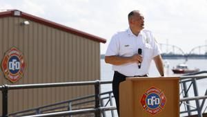 Davenport launches “Big Red” fireboat into service