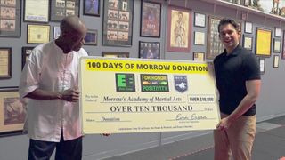 Former student raises $10,000 towards John Morrow's Moline dojo