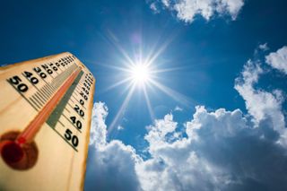 Pleasant temperatures with heavy rain possible