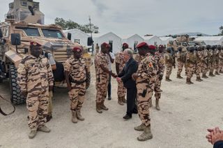 UN chief visits Haiti, where a new 'gang-suppression force' will be deployed
