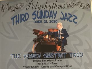 Polyrhythms 3rd Sunday Jazz to feature Yogev Shetrit Trio in Davenport performance