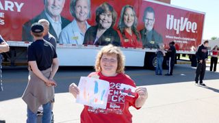 Clinton Hy-Vee employee honored on company truck