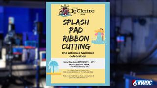  LeClaire to hold splash pad ribbon cutting ceremony 