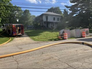 Crews fight structure fire in LeClaire