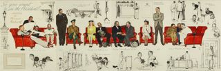 Norman Rockwell art that ignited a lawsuit and a love story is now on public view