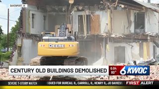  Davenport School Board demolishes 2 century-old buildings on Brady Street