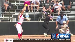 Muscatine softball defeats Assumption 7-5