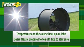  Temperatures on the course heat up as John Deere Classic prepares to tee off, tips to stay safe 