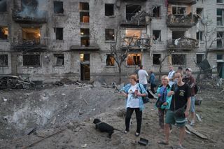 Russian missiles and drones kill 11 and cause damage across Ukraine capital