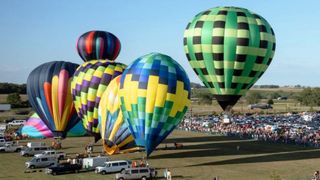 Up, up and away at the Quad Cities Balloon Festival!