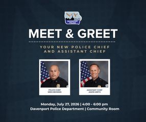 Our QC Crime Watch: You can meet the new Davenport police chief: Episode 72