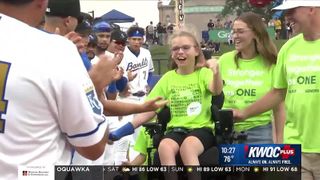  10-year-old Long Grove girl honored at River Bandits’ Home Runs for Life