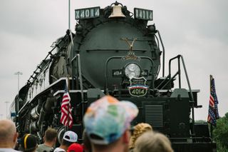 The biggest steam locomotive is whistle-stopping across the U.S.