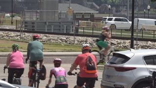  Christmas in July bike ride raises money to put more kids on two wheels