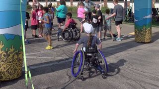Young competitors tackle GOPEDS pediatric therapy race