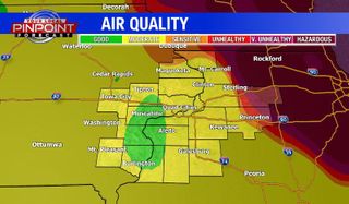 Poor air quality for parts of the Quad Cities area