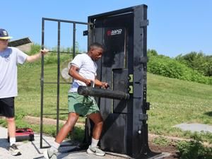 Students learn about law enforcement hands on at Iowa Quad-Cities camp