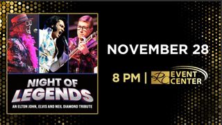 'Night of Legends' to pay tribute to Elton John, Elvis, Neil Diamond at Rhythm City