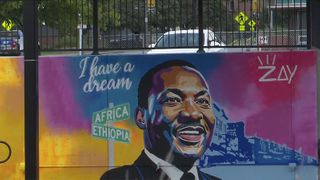  New mural at MLK Park depicts Dr. King’s only visit to Davenport
