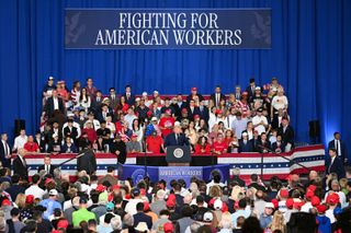 Trump has campaigned more so far in 2026 midterms than he did at this point in 2018