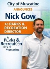 Muscatine names Nick Gow as Recreation and Parks Director