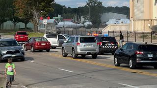 Crash slows traffic in Downtown Davenport