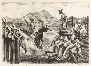 Memories of Muscatine: A lithograph by Adolf Arthur Dehn