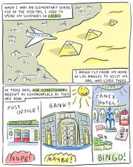 COMIC: Temps are predicted to hit 106 in Egypt this week. How do people stay cool?