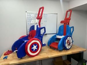 Bettendorf dad 3D printing mobility trainers for local children in need