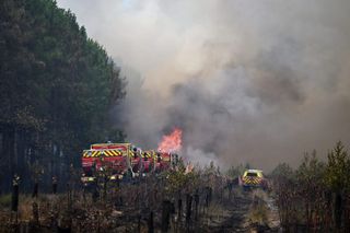 With wildfires raging in France and Spain, fire crews race against next heat wave