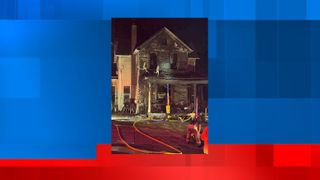  Crews battle Moline house fire
