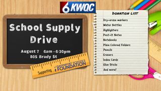 KWQC, Davenport Schools Foundation team up for school-supplies drive