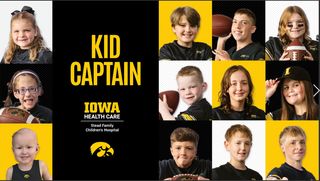 Iowa announces 2026 Kid Captains