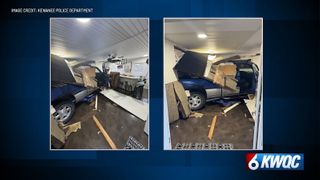  Kewanee man charged after truck crashes into building, police say