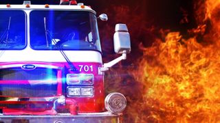 Firefighter transported to hospital after QCA structure blaze