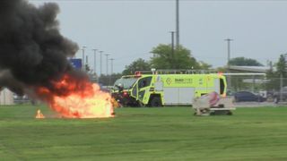 QCI Airport successfully practices emergency response drill for plane crash