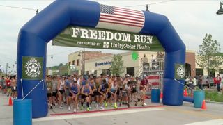 Hundreds participate in Freedom Run in East Moline