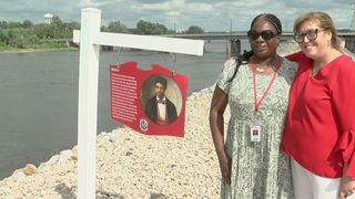 Dred Scott historical marker dedicated in Rock Island