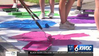  Hilltop crosswalks get colorful makeover in Davenport pedestrian safety push